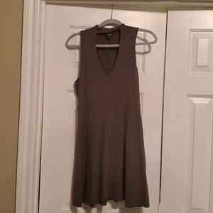Express green choker dress